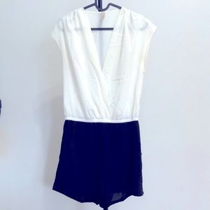 Finest touch black and white Romper